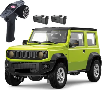 Obrázek produktu pro Nákladní auto na dálkové ovládání pro kluky, 1/16, 2,4 GHz, 4WD, dálkově ovládané terénní vozidlo s LED světlem, 2 baterie