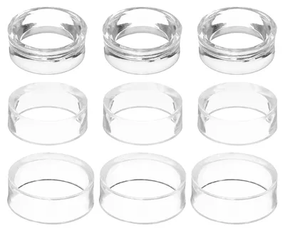 Acryl-Ballhalter 9er-Set, transparent, 4,5/3,2/1,5 cm