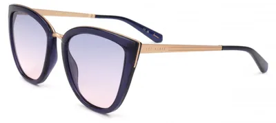 Zdjęcie produktu dla Okulary przeciwsłoneczne damskie Ted Baker TB1642 Gloss crystal dark r blue 52/19/140