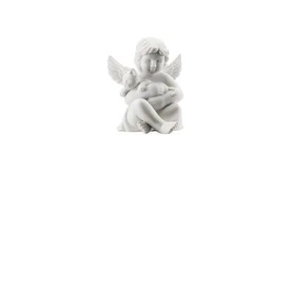 Produktbild von Rosenthal Dekofigur Engel mit Katze, Porzellan, Weiß, 6.4 cm, 69054-000102-90517