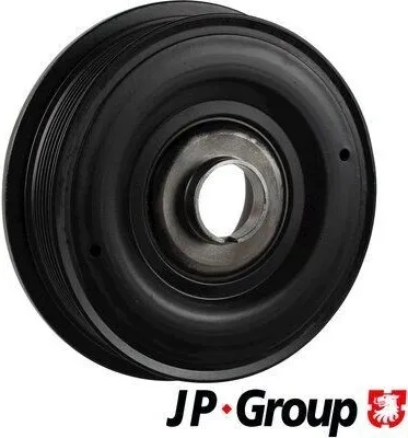 Produktbild von JP GROUP 4318300700 Riemenscheibe Kurbelwelle für OPEL Vivaro A Kastenwagen (X83) 166mm 7-Rippen