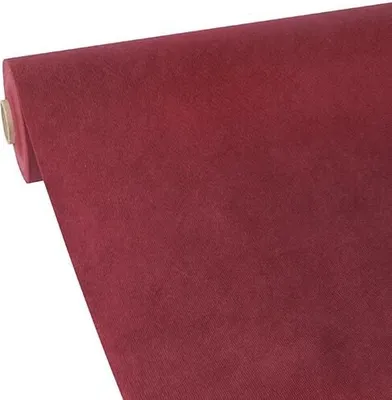 Produktbild von Papstar Tischdecke, stoffähnlich, Vlies "soft selection" 40 m x 1,18 m bordeaux, 3 x 1 Rolle
