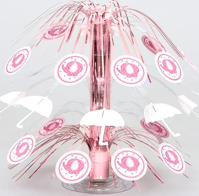 Produktbild von Baby Shower Elefant Rosa Tischaufsteller