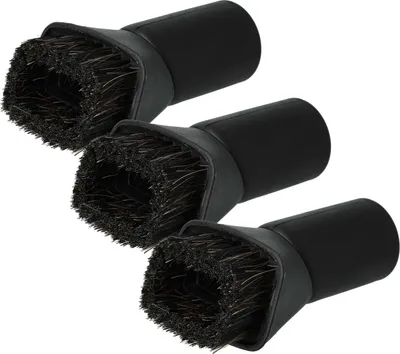 Produktbild von vhbw 3x Staubbürste Möbelbürste Ersatz für Kärcher 6.906-623.0, 2.863-241.0 für Staubsauger mit Rundanschluss 35 mm - 7cm