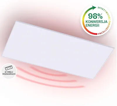 Zdjęcie produktu dla KlarsteinWondersky, sufitowy panel grzewczy na podczerwień, grzejnik, 700 W, 120 x 60 x 6,5 cm, IP44