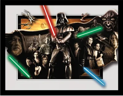 Immagine prodotto di Star Wars - Poster incorniciato "Vader Cloak", Breakout PM9903 (30 cm x 40 cm) (Multicolore)