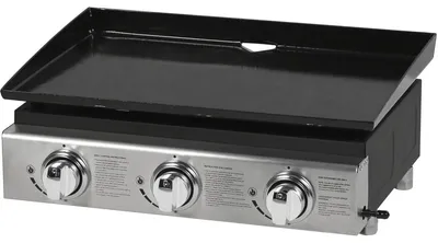 Immagine prodotto di Plancha "Presto 3" - 3 bruciatori - 7,5 kW - Grigio