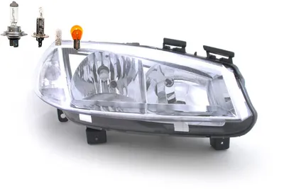 Produktbild von Scheinwerfer passend für Renault Megane II 11/2002-12/05 RE Leuchtmittel 7701064017 7701054655 260108053R Johns