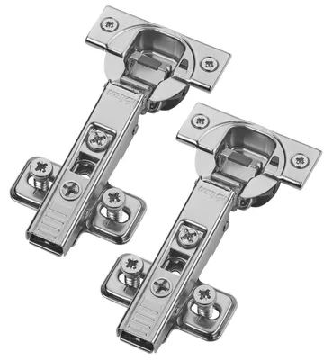 Produktbild von Blum Scharnier CLIP top 71B3580 Eckanschlag – Kreuzmontageplatte 173L8100 (2 Stück)