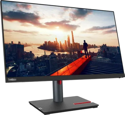 Produktbild von Lenovo ThinkVision P24h-30, 60,5 cm (23.8"), 2560 x 1440 Pixel, Quad HD, LED, 6 ms, Schwarz