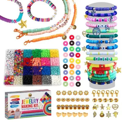 Immagine prodotto di Set per la creazione di gioielli Desire Deluxe – Kit creativo per collane, bracciali e orecchini, kit fai da te per la creazione di gioielli