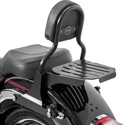 Zdjęcie produktu dla Sissy Bar CL z bagażnikiem do Harley-Davidson Fat Boy 07-17 czarny