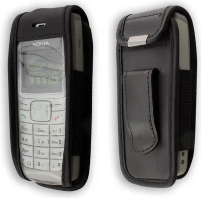 Zdjęcie produktu dla Ledertasche mit Gürtelclip für Nokia 1110 / 1110i / 1112