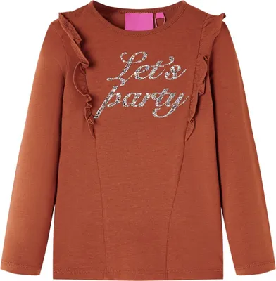 Produktbild von Kinder-Langarmshirt Cognac 140