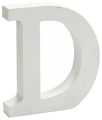 Buchstabe, mehrfarbig, 25 x 16 x 27 cm, Standard