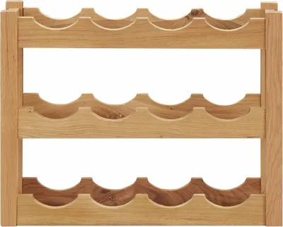 Immagine prodotto di Portabottiglie per 12 bottiglie 47 x 21 x 36 cm in rovere massiccio