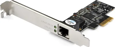 Immagine prodotto di StarTech.com ST2GPEX Scheda di rete PCI Express (1 porta, 2,5Gbps 2,5GBASE-T, scheda adattatore LAN PCIe) - Scheda di rete - PCIe x4 a basso profilo - 10M/100M/1G/2,5 Gigabit Ethernet x 1