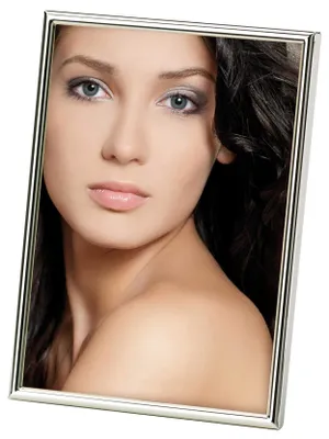 Productafbeelding van Walther Chloe zilveren frame, 13x18 cm, portretformaat. Modelnummer: WD318S