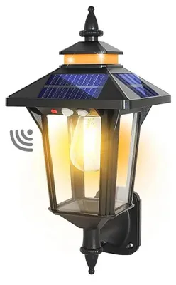 Zdjęcie produktu dla Zewnętrzne lampy solarne, 3 tryby oświetlenia, wykrywanie ruchu, 1 sztuka