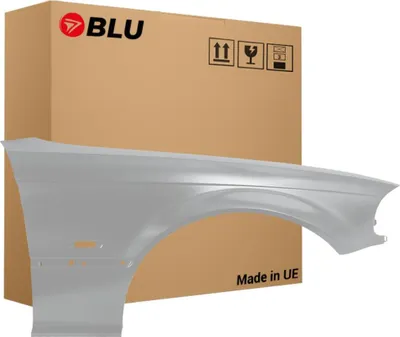 Immagine prodotto di BLU Parafango compatibile con BMW E46 Coupe/Cabrio 354 Destra Silber Titanium Silver | 1999-2003 | Anteriore | Verniciato | Pronto per il montaggio | Acciaio