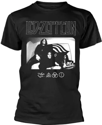 Obrázek produktu pro Led Zeppelin - Tričko s logem pro muže/dámy Uni PH2477 (S) (Black)