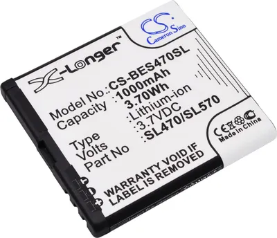 Image de TECHTEK Batterie compatible avec [Olympia] Janus, pour [Bea-fon] S480, SL470, SL570, SL580, SL590, SL670_EU001W, SL670A, SL671A, SL690 remplace SL470