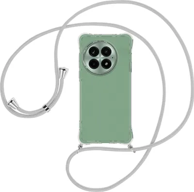 Produktbild von Handykette Backcover-Schutzhülle mit Band (Metall silberfarben) für OnePlus 13 5G/1+13 5G - silbergrau