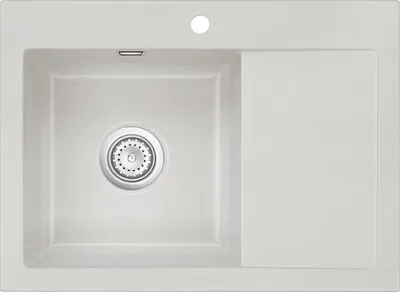 Produktbild von Flächenbündige Spüle MERA 70 F Alu mit Becken links u. Handbetätigung