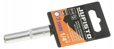 Produktbild von Jufisto Stecknuss 1/4 Zoll 7 mm 50 mm Lang