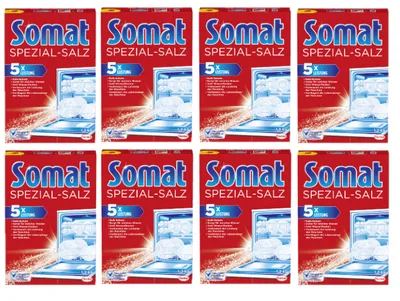 Produktbild von Somat Spezial-Salz Spülmaschinensalz Spülmachine Geschirrspülleistung 8 x1,2kg