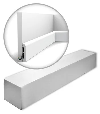 Immagine prodotto di Modanature per pavimenti Orac Decor AXXENT SX183-RAL9003-box 1 cartone con 34 modanature decorative 68 m
