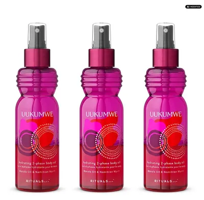 Produktbild von Rituals Uukumwe Hydrating 2-Phasen-Körperöl 3er Set