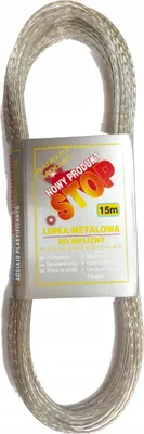 Obrázok produktu pre Veľmi silná oceľová šnúra na bielizeň, 15 m