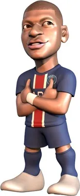 Produktbild von MINIX, Paris Saint-Germain Kylian Mbappe PVC-Figur 12 cm, Marineblau