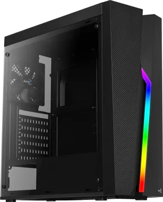 Immagine prodotto di AeroCool Geh Midi Bolt Black RGB MicroATX/ATX/Mini-ITX o.N.