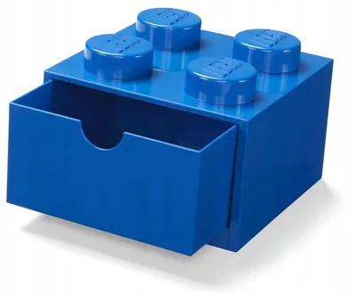 Produktbild von LEGO Tischbox 4 mit Schublade blau