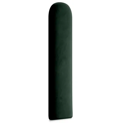 Produktbild von Muralo Polsterpaneel ovales WANDPOLSTER Wandkissen Bettkopfteil Wandpaneel Flaschengrün 20 cm x 60 cm