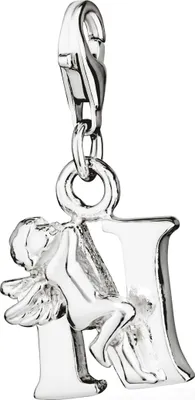 Produktbild von NKlaus Bracelet Bead Charm - Anhänger Buchstabe N 925 Silber Alphabet für Armband 15202
