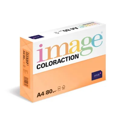 Produktbild von Farbiges Papier Venezia/scharf orange A4/80g/500St