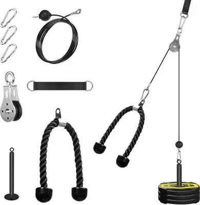 Produktbild von Kabelscheibe Fitness Lat Pull Fitnesssystem Ausrüstung Maschine Lat Down, Bizeps Curl