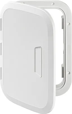 Immagine prodotto di Sportello in plastica Allpa, 290x190 mm, 180°, bianco