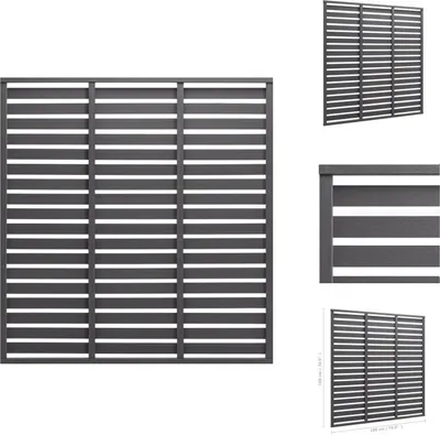 Produktbild von vidaXL Zaunelement WPC 180 x 180 cm Grau -  Zaunfelder