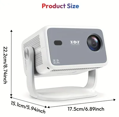 Produktbild von Tragbarer Projektor - Mini-Beamer - Projektionsschirm - Kinoprojektor - LED-Projektor - Full HD 1080p