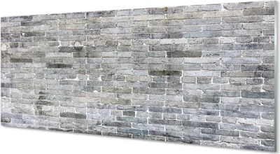 Produktbild von Glasbilder 125x50 Wandkunst Vintage brick wall