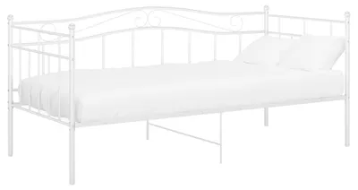 Produktbild von vidaXL Schlafsofa Bettgestell Weiß Metall 90x200 cm