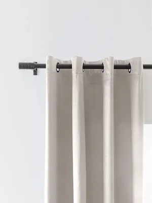 Produktbild von Samtvorhang Mit Ösen 140X250 Weiss Verdunkelt