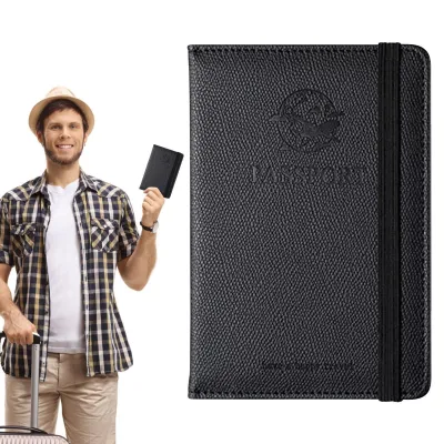 Image de Étui de passeport en simili cuirPolyuréthaneléger avec protection anti-piratage