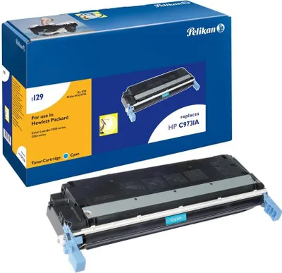 Produktbild von Pelikan 1129 - Cyan - kompatibel - Tonerpatrone (Alternative zu: HP C9731A)