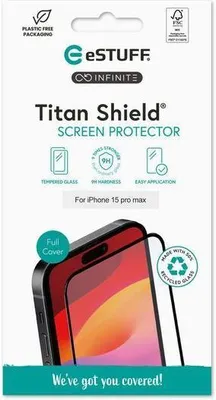Zdjęcie produktu dla eSTUFF ES501416, Apple, iPhone 15 Pro Max, Odporny na zadrapania, 1 szt.