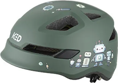 Immagine prodotto di 75 KED Kids - Casco da bici POP II Lite, ROBOT